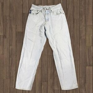 VTG Lee Light Wash Straight Leg Mens Jeans Size 28x30 Made in USA